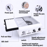 Nail File Nail Drill Machine 2 In 1 Vacuum Cleaner Vacuum Nail Dust Collector