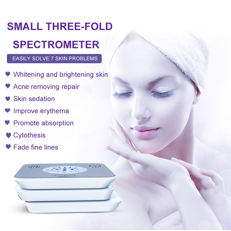 LED Facial Mask 7 Color Light Therapy Spray Moisturizing PDT Skin Rejuvenation Anti Acne Whitening Beauty Care