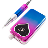 Nail File Nail Drill Gradient Color Portable Rechargeable