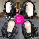 Human Hair Wig Short Bob Wavy Curly Hair High Quality Brazilian Fully Hand Woven Lace Front Wigs