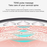 Smart Neck Massager 6 heads Electric Cervical Massager Hot Compress