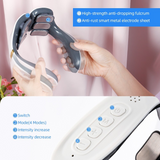 Smart Neck Massager 6 heads Electric Cervical Massager Hot Compress