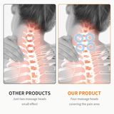 Pulse Neck Massager Infrared Heating Intelligent Neck Vibration Massage 