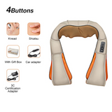 U Shape Massage Shawl Electrical Shiatsu Back Neck Shoulder Body Massager