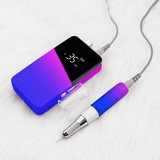 Nail File Nail Drill Gradient Color Portable Rechargeable