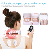 Smart Neck Massager 6 heads Electric Cervical Massager Hot Compress