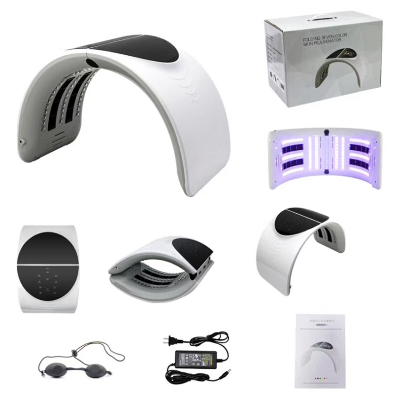 7 Color Led Light Therapy Facial Beauty 