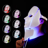 7 Colors Led Facial Mask Led Photon Therapy Acne Lightening Spot Rejuvenation Beauty Instrument Mask