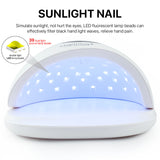Nail Lamp 60W Dual Light Source UV Nail Lamp