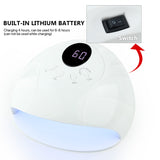 Nail Lamp 80W Dual Light Source UV Nail Lamp