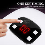 Nail Lamp 60W Dual Light Source UV Nail Lamp