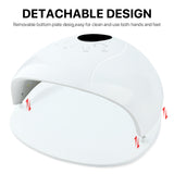 Nail Lamp 80W Dual Light Source UV Nail Lamp