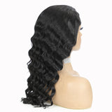 Human hair wig headband 150% density headgear loose wave wigs