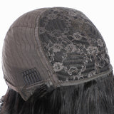 Brazil human hair wig Neat bangs long straight hair headgear