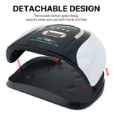 Nail Lamp 256W Dual Light Source UV Nail Lamp