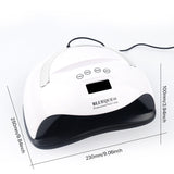 Nail Lamp 168W Dual Light Source UV Nail Lamp