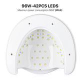 Nail Lamp 48W Dual Light Source UV Nail Lamp