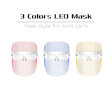 LED Beauty Mask Charge 7 Colors LED Facial Light Therapy Mask Reduce Wrinkles Whitening Suppress Sebum Remove Spots