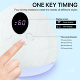 Nail Lamp 80W Dual Light Source UV Nail Lamp