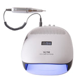 3 in 1 Nail Dust Vacuum Cleaner Nail Drill 140W UV LED Nail Lamp