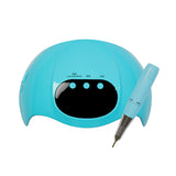 2 in 1 Smart Nail File Nail Drill 48W Nail Lamp Polisher Manicure Tool