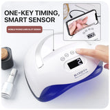 Nail Lamp 168W Dual Light Source UV Nail Lamp