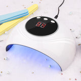 Nail Lamp 72W Dual Light Source UV Nail Lamp