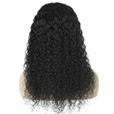 Human hair wig water wave headband wigs 150% density headgear