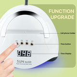 Nail Lamp 280W Dual Light Source UV Nail Lamp