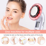 8 in 1 EMS Ultrasonic Body Slimming Massager RF Color Light Ultrasonic Fat Burner