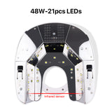 Nail Lamp 48W Dual Light Source UV Nail Lamp
