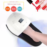 54W LED UV Nail Dryer 2 IN 1 Gel Polish Curing Lamp Hand Foot Nail Art Tool