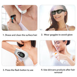 Painless hair removal laser epilator whole body photorejuvenation epilator