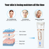 Nano Facial Spray Hydrating Mini Portable Moisture Measuring Machine Skin Care