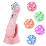 RF Skin Tightening Anti Aging EMS Face Lifting LED Photon Galvanic Facial Massage Skin Beauty