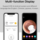 Ear canal cleaning X17 Pro wireless wifi connection 3 million pixel mini camera otoscope