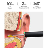 Ear canal cleaning X17 Pro wireless wifi connection 3 million pixel mini camera otoscope