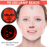7 Colors Light Therapy Facial Mask Touch Charge LED Photon Skin Rejuvenation Beauty Mask
