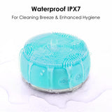 Multifunctional facial cleansing massage hot compress EMS Color Light Skin Rejuvenation Lifting Cleansing Brush