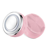 Multifunctional facial cleansing massage hot compress EMS Color Light Skin Rejuvenation Lifting Cleansing Brush