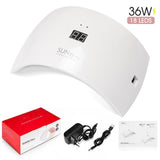 36W Nail Lamp UV LED Nail DryIntelligent Induction Phototherapy Nail Lamp